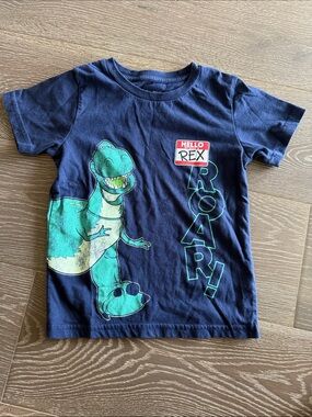 Disney Pixar Toy Story Navy Kids 'Hello Rex' Dino Graphic Tee